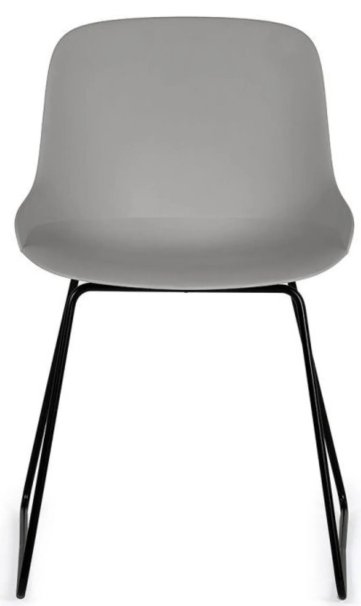 Rocco Dining Chairs Set of 2 - Light Grey, Plastic