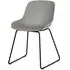 Rocco Dining Chairs Set of 2 - Light Grey, Plastic