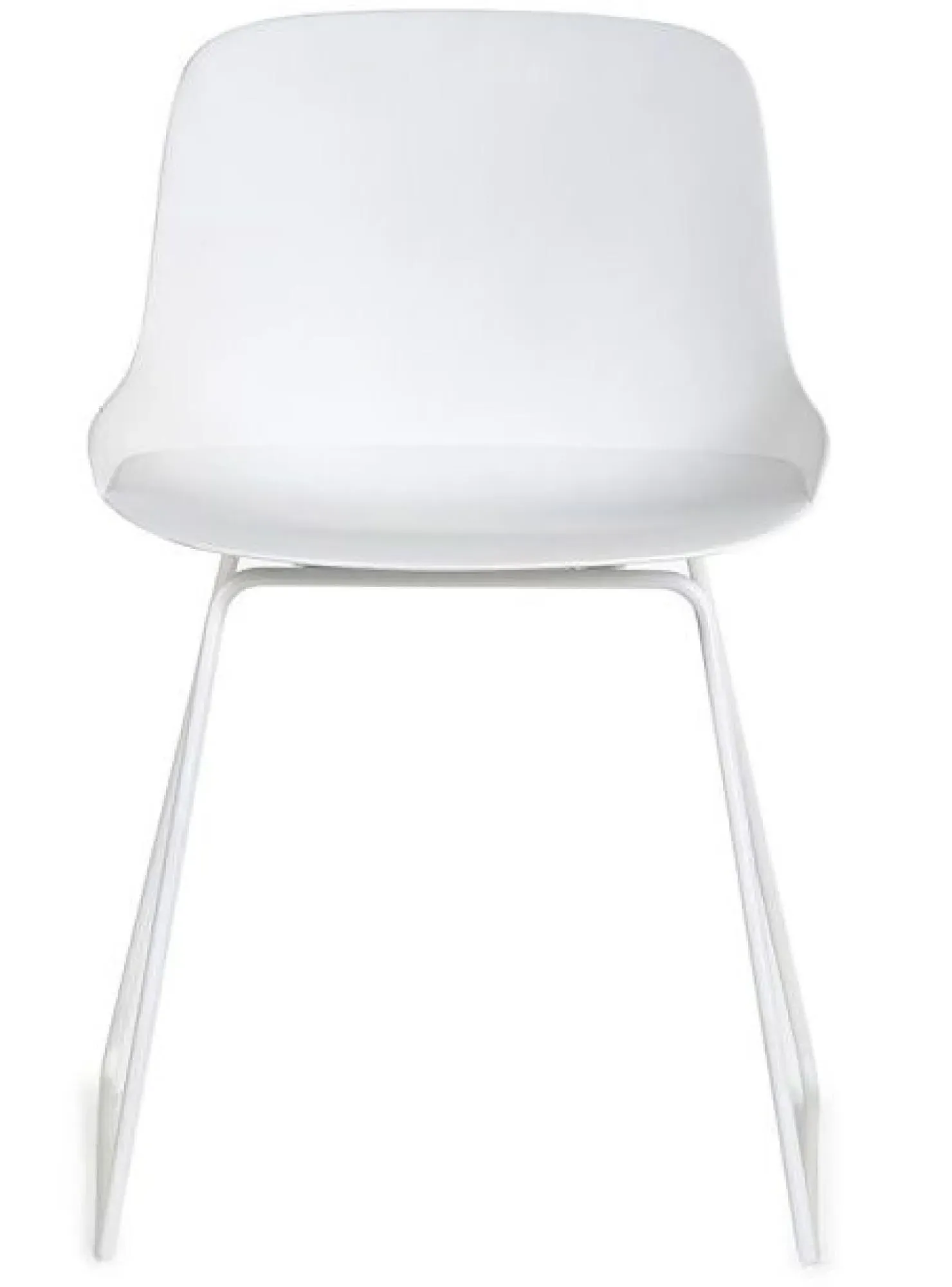 Rocco Dining Chairs Set of 2 - White, Plastic