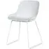 Rocco Dining Chairs Set of 2 - White, Plastic