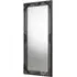 Rococo Rectangular Leaner Mirror - Pewter