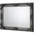 Rococo Rectangular Wall Mirror - Pewter