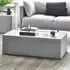 Rohe 110cm Coffee Table - Glass Top