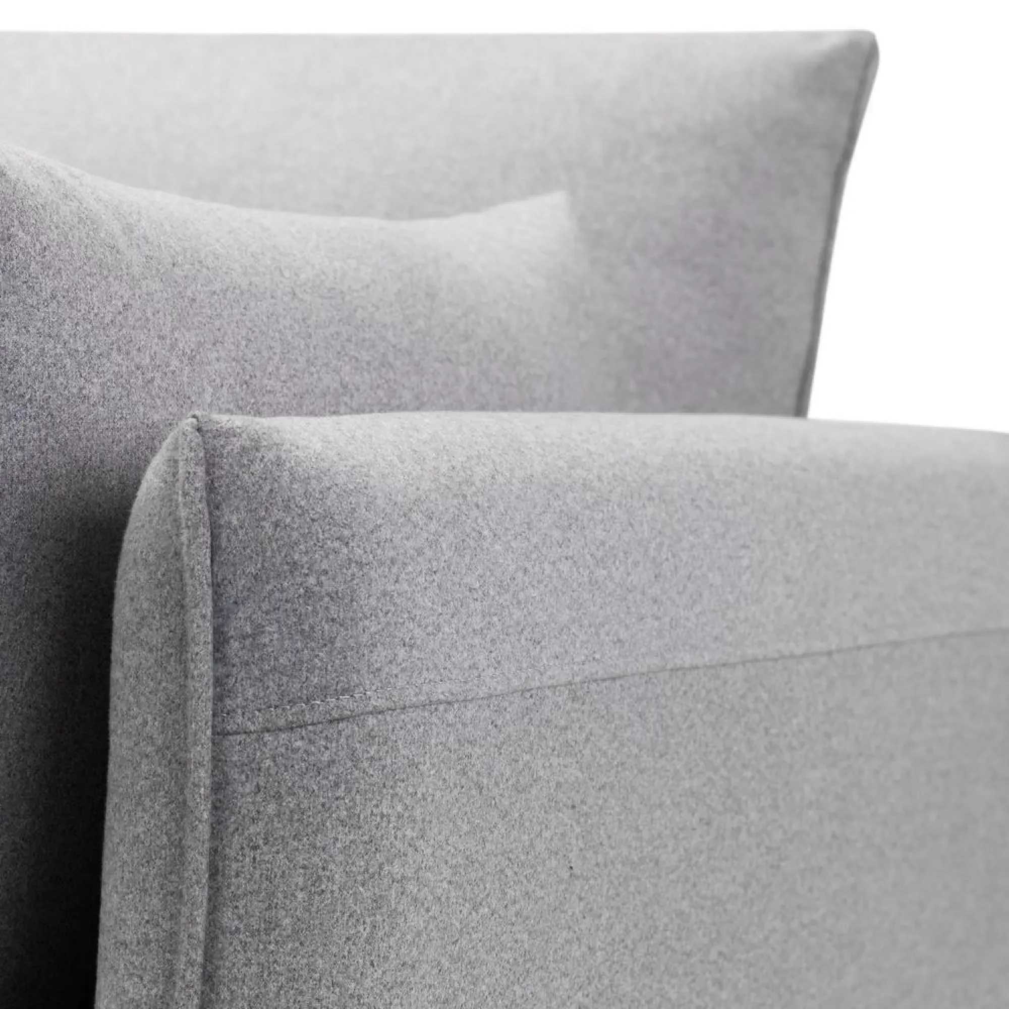 Rohe 2-Seater Sofa - Grey, Fabric