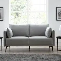 Rohe 2-Seater Sofa - Grey, Fabric
