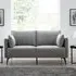 Rohe 2-Seater Sofa - Grey, Fabric