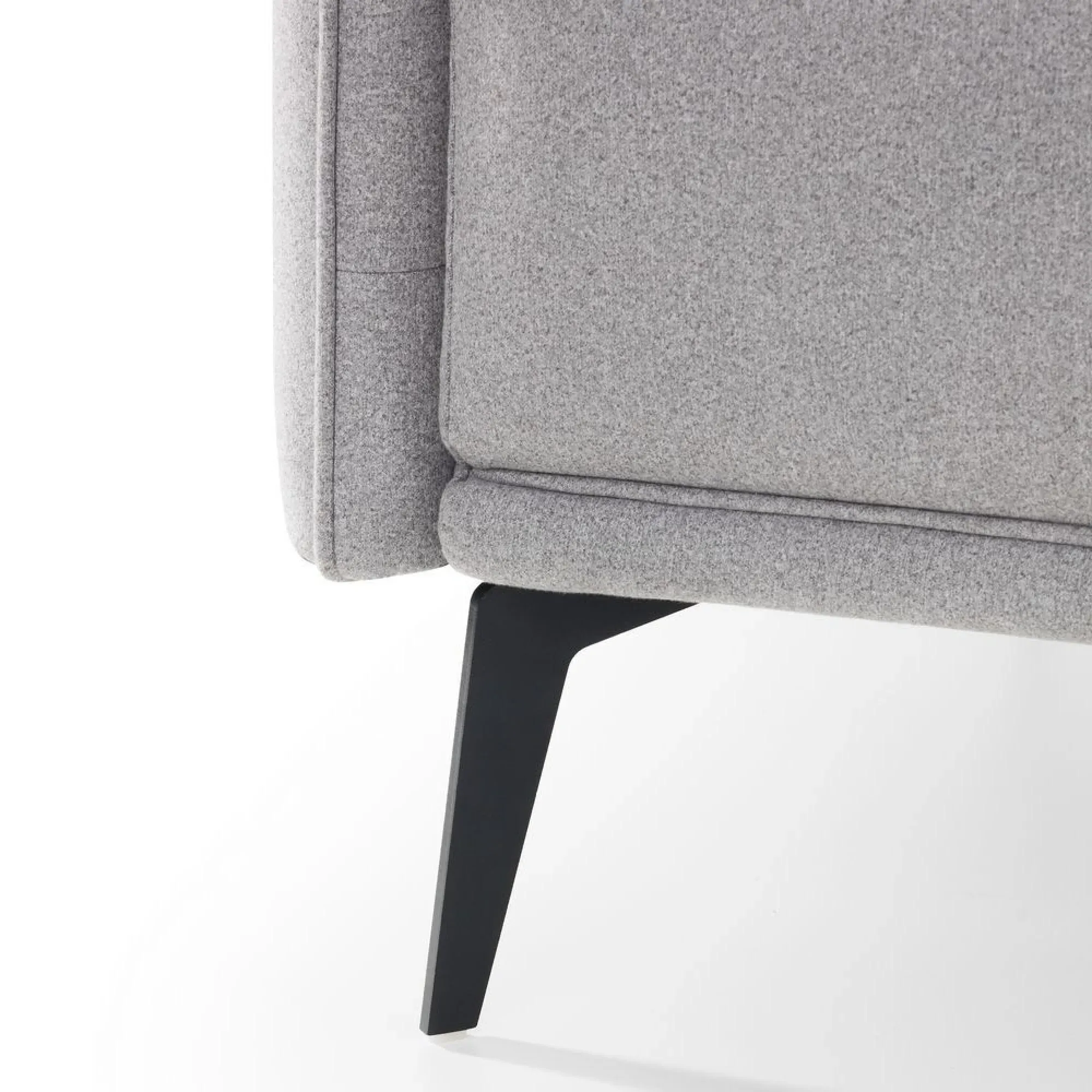 Rohe 3-Seater Sofa - Grey, Fabric