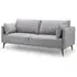 Rohe 3-Seater Sofa - Grey, Fabric
