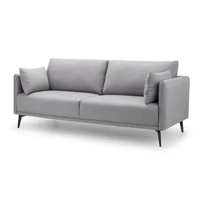 Rohe 3-Seater Sofa - Grey, Fabric image