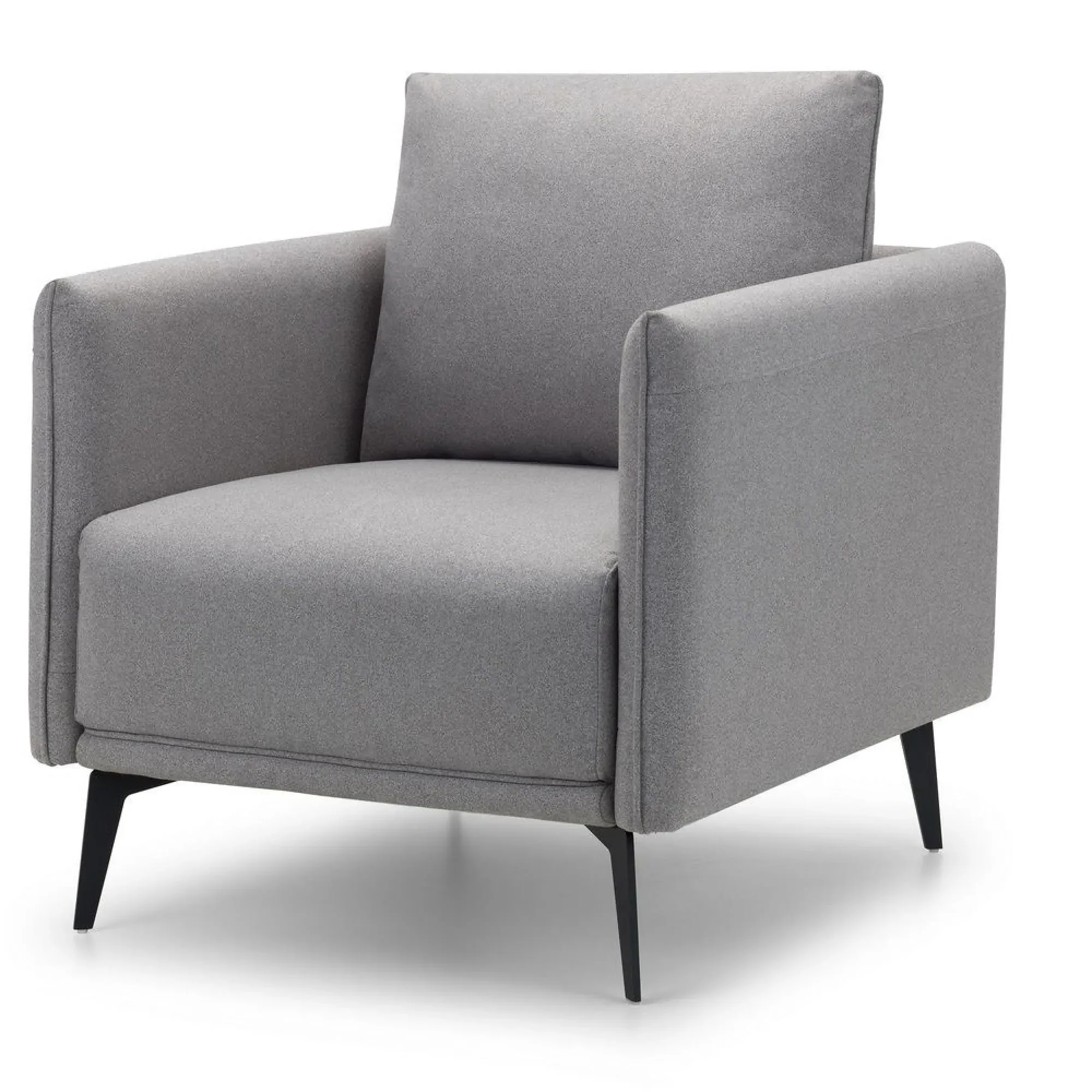 Rohe Fabric Armchair - Platinum Wool Effect