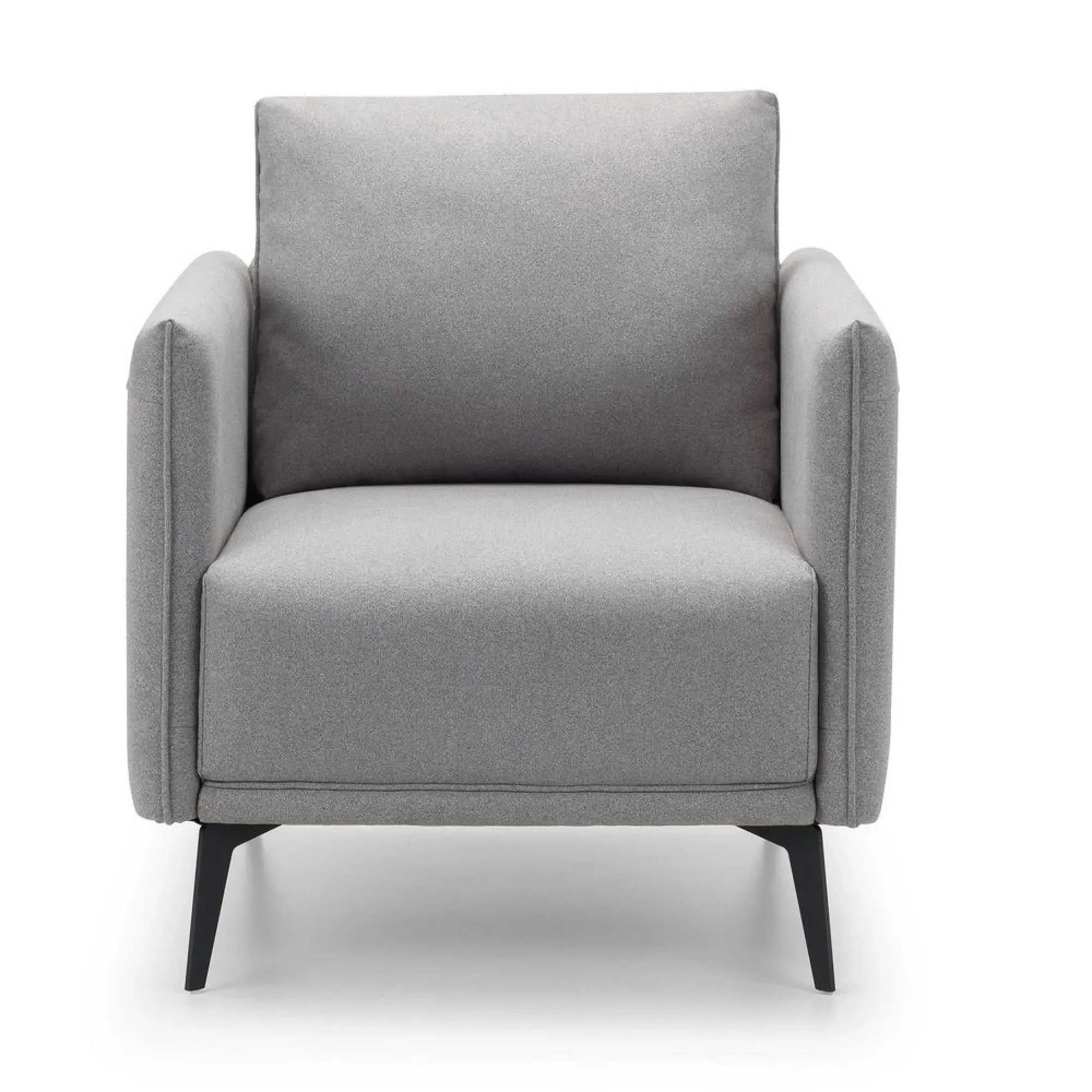 Rohe Fabric Armchair - Platinum Wool Effect