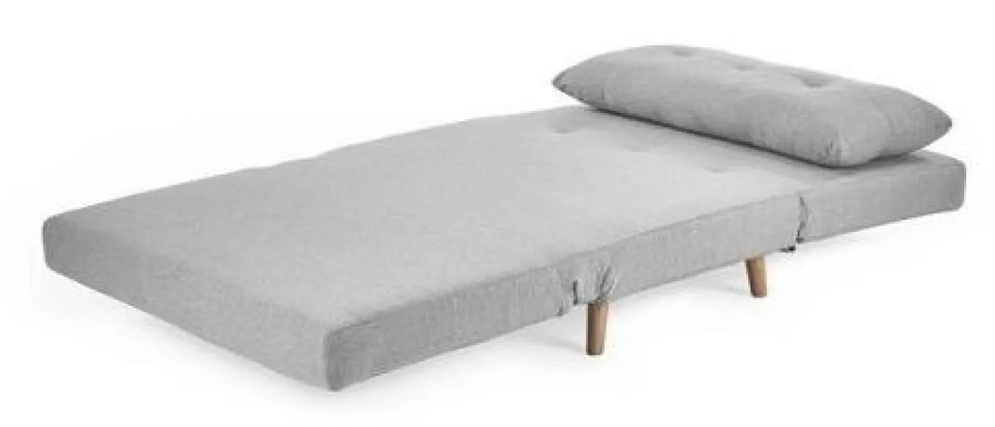 Rowan Click Clack Chair Bed - Grey, Fabric