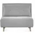 Rowan Click Clack Chair Bed - Grey, Fabric
