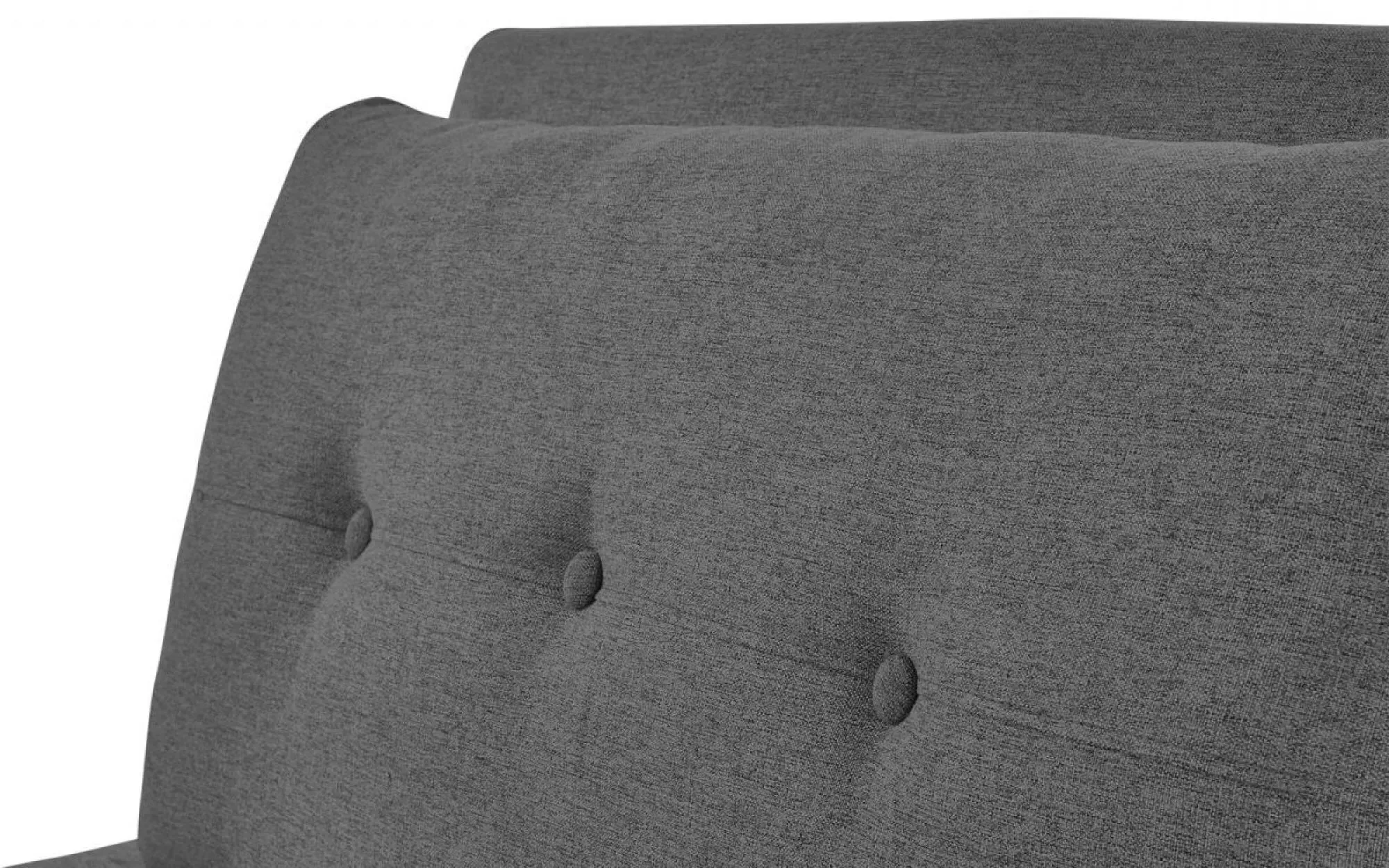 Rowan Click Clack Chair Bed - Mid Grey, Fabric