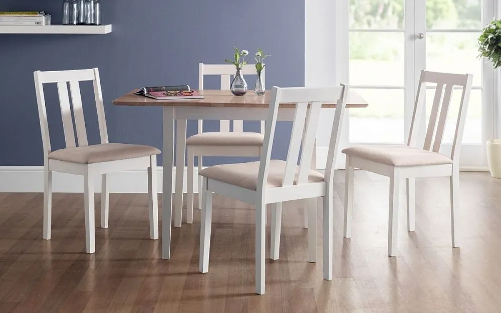 Rufford 2-4 Seater Extendable Dining Table - Ivory
