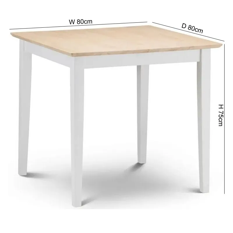 Rufford 2-4 Seater Extendable Dining Table - Ivory