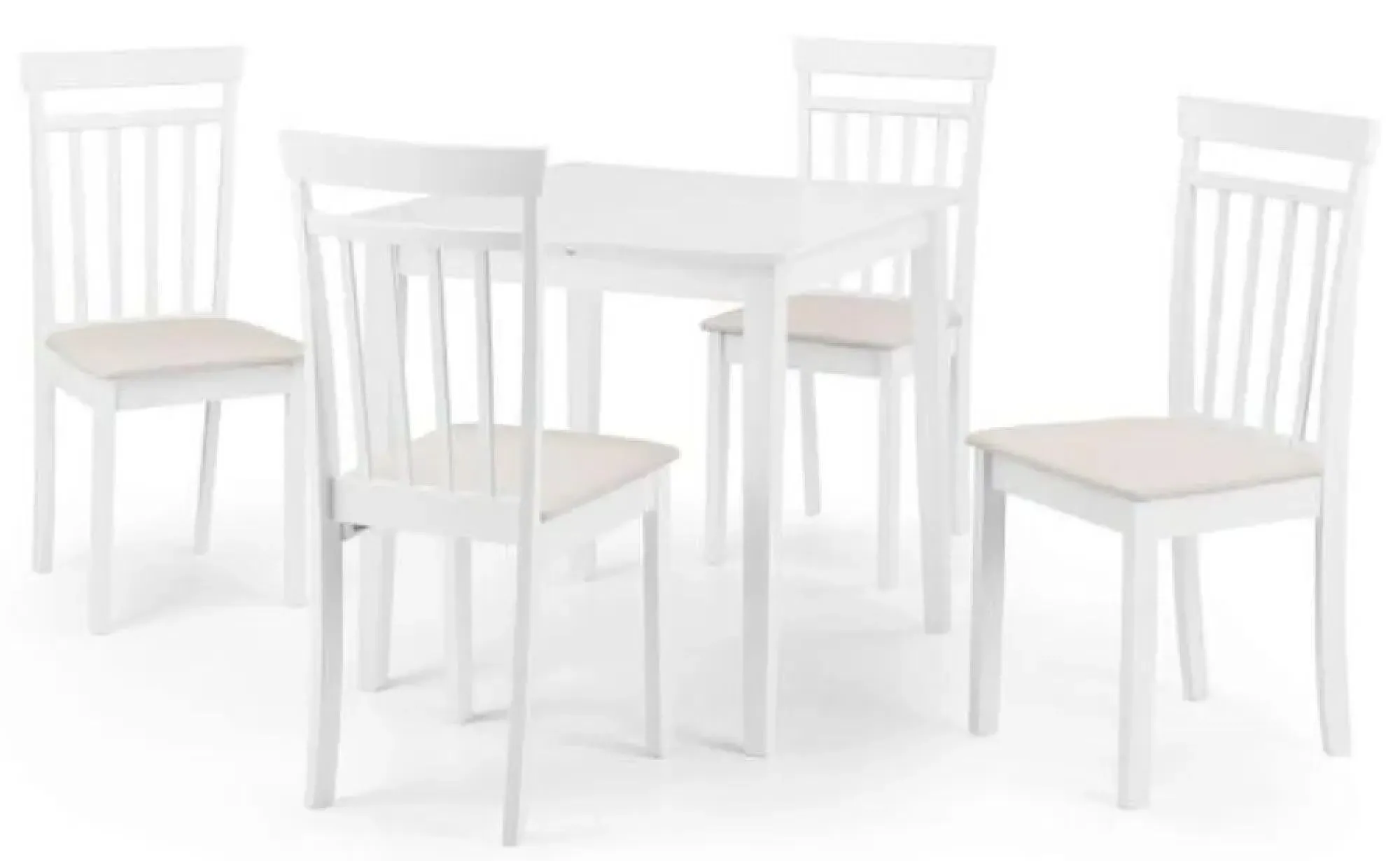 Rufford 2-4 Seater Extendable Dining Table - White