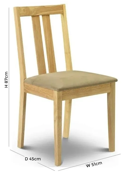 Rufford Extendable Dining Set with 4 Chairs - Oak Effect