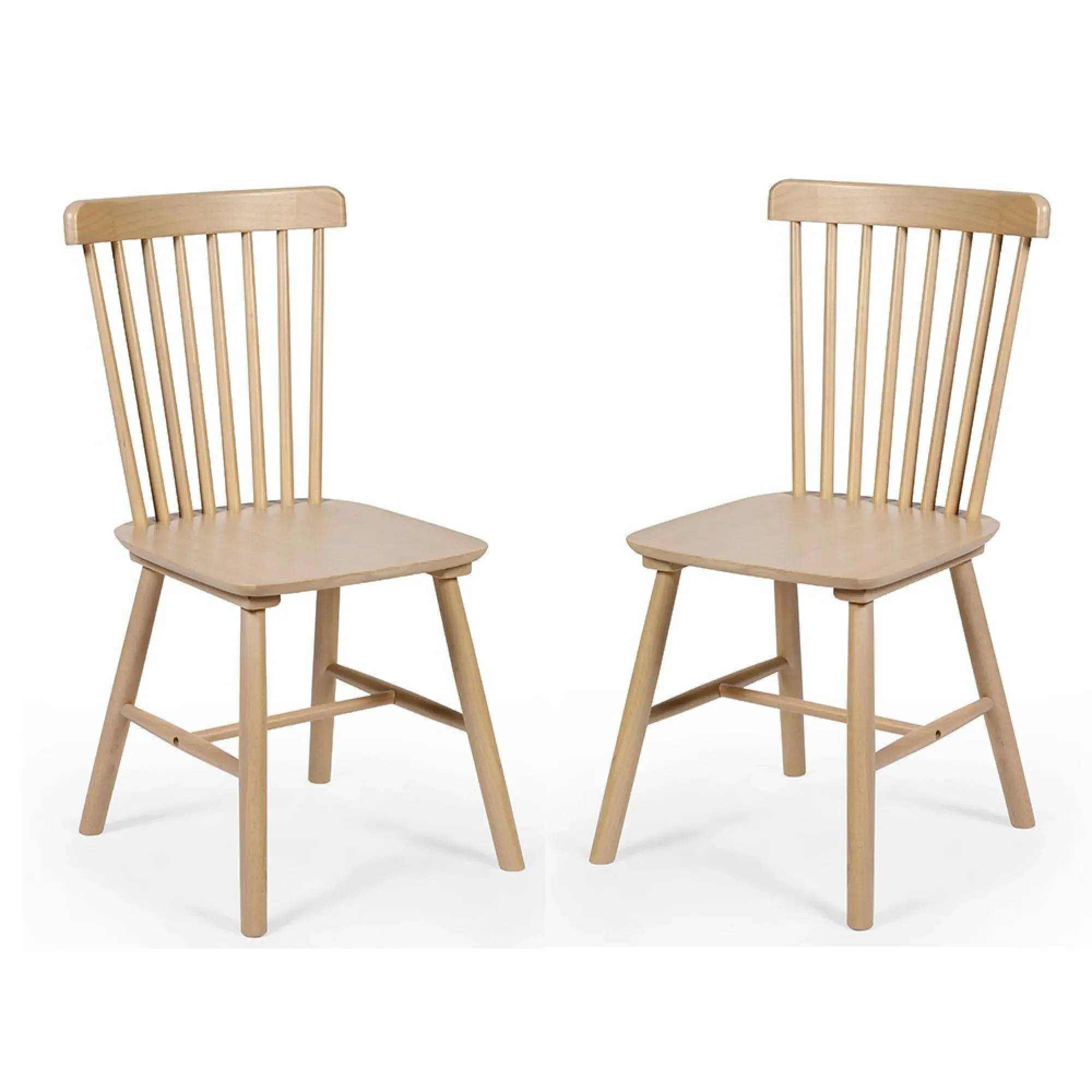 Sakura Dining Chairs Set of 2 - Natural, Oak