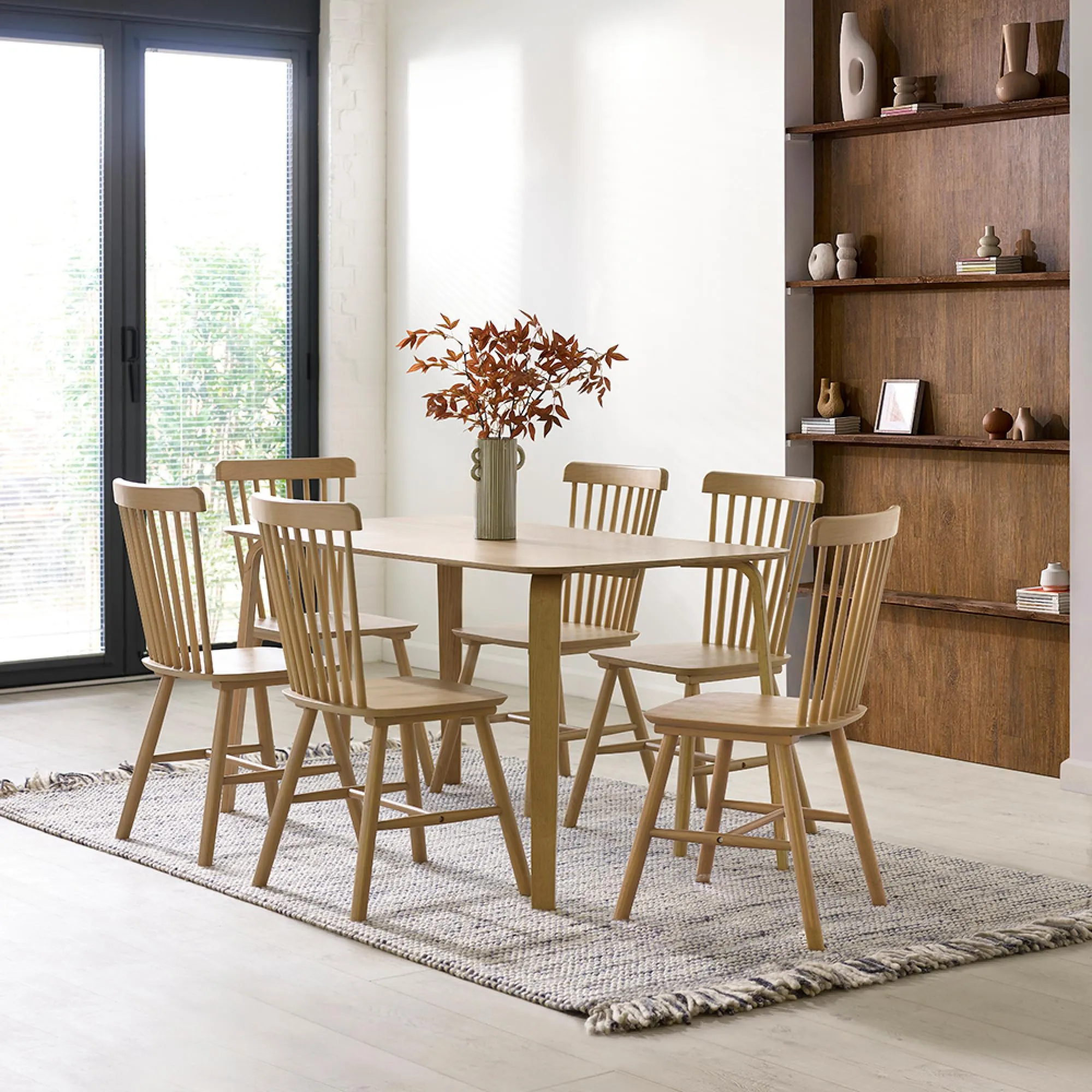 Sakura Dining Chairs Set of 2 - Natural, Oak