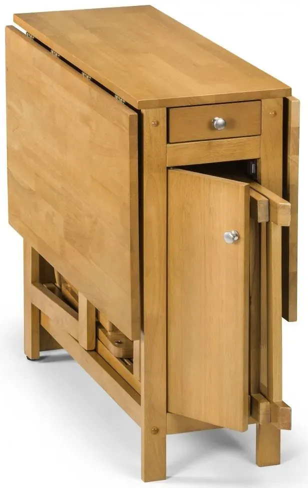 Savoy 4-Seater Gateleg Dining Set with 4 Chairs - Oak