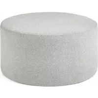 Seattle Round Footstool - Grey