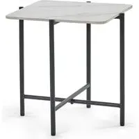 Siena Lamp Table - White, Ceramic