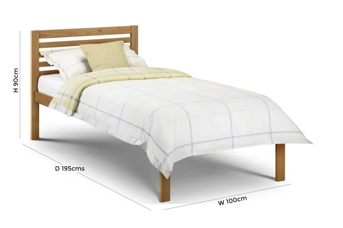Slocum Single Bed Frame - Pine