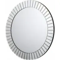 Sonata Round Wall Mirror - Silver