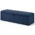 Sorrento Blanket Box - Blue, Fabric