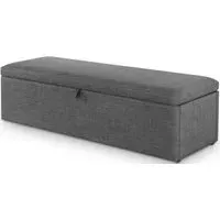 Sorrento Blanket Box - Dark Grey, Fabric