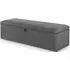 Sorrento Blanket Box - Dark Grey, Fabric