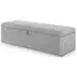 Sorrento Blanket Box - Light Grey, Fabric
