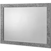 Staccato Rectangular Wall Mirror - Silver