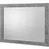 Staccato Rectangular Wall Mirror - Silver