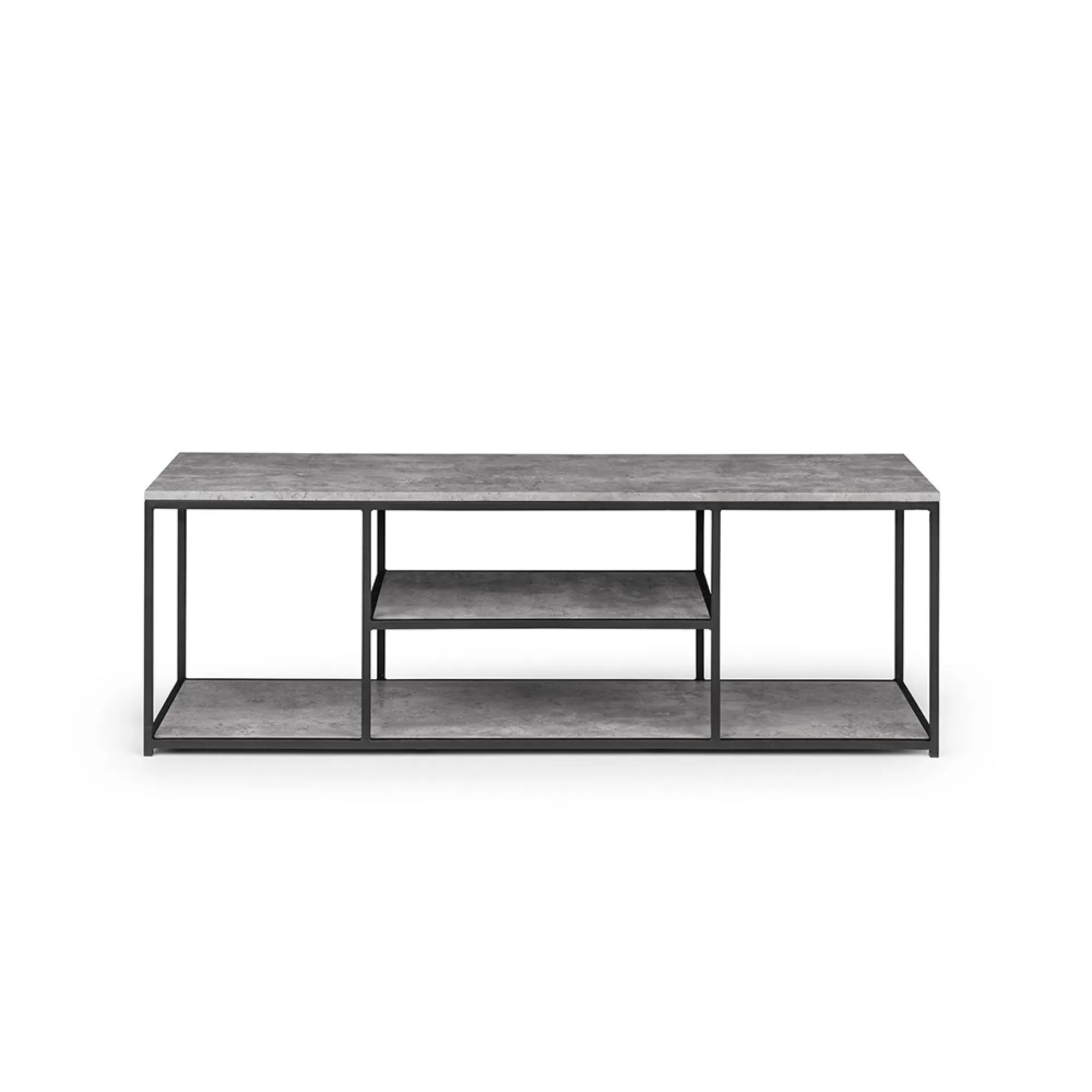 Staten 140cm TV Unit - Concrete Effect
