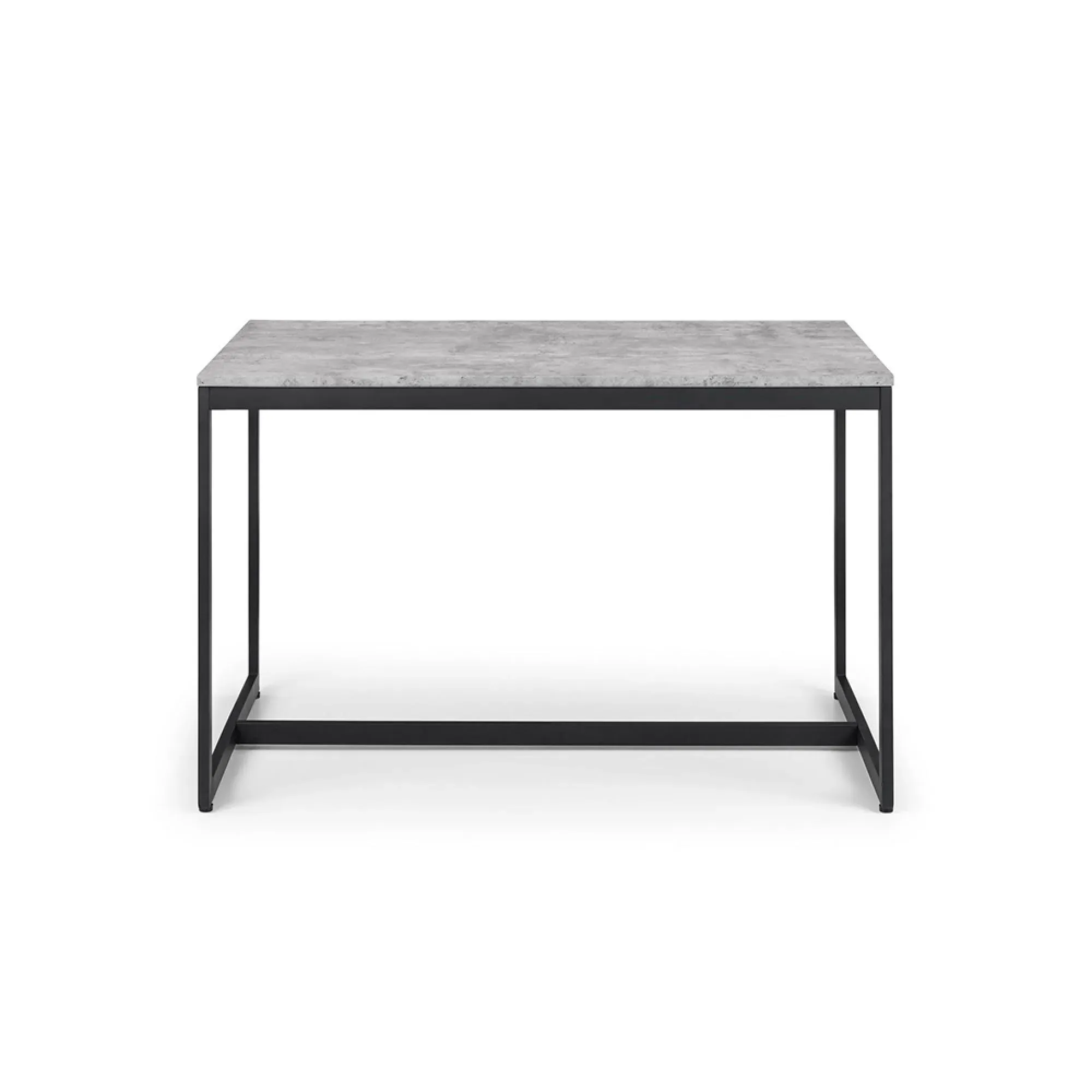 Staten 4-Seater Dining Set with Jazz Black 4 Chairs - Concrete