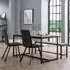Staten 4-Seater Dining Set with Monroe Chairs & Bench - Concrete