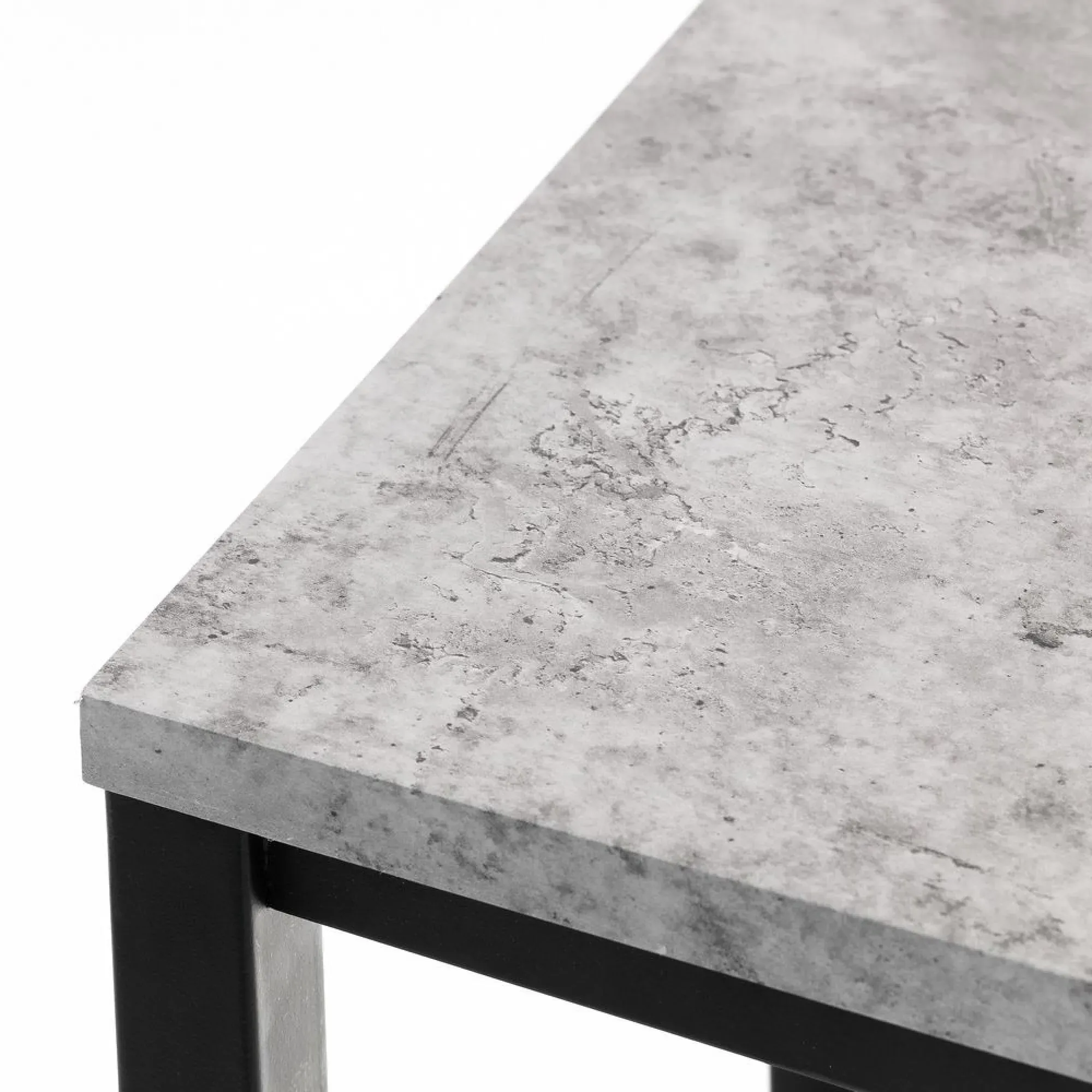 Staten Dining Bench - Concrete Effect