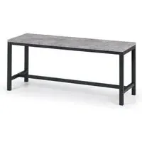 Staten Dining Bench - Concrete Effect