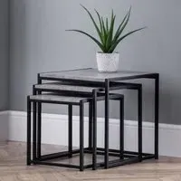 Staten Nest of 3 Tables - Concrete Effect