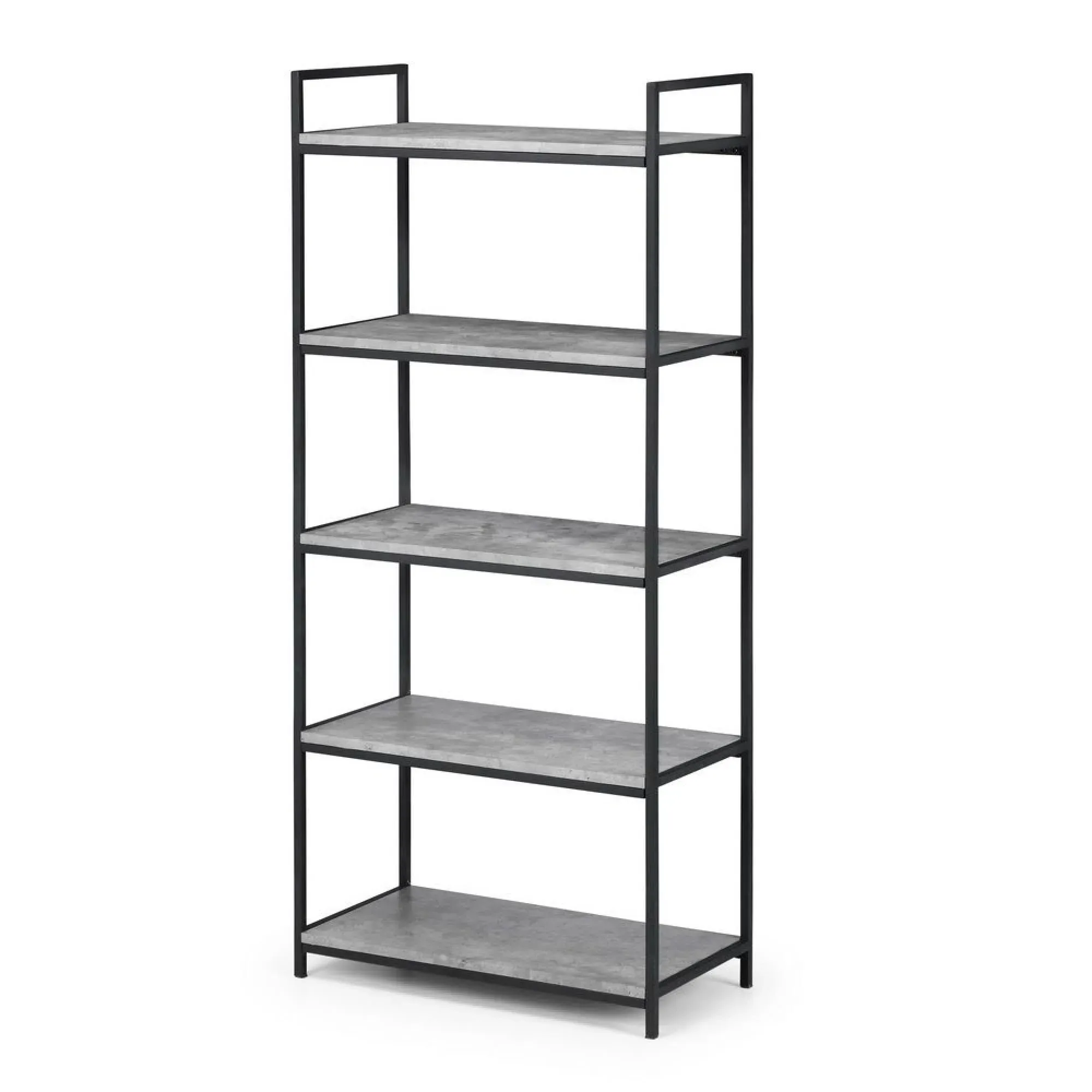 Staten Tall Bookcase - Concrete Effect