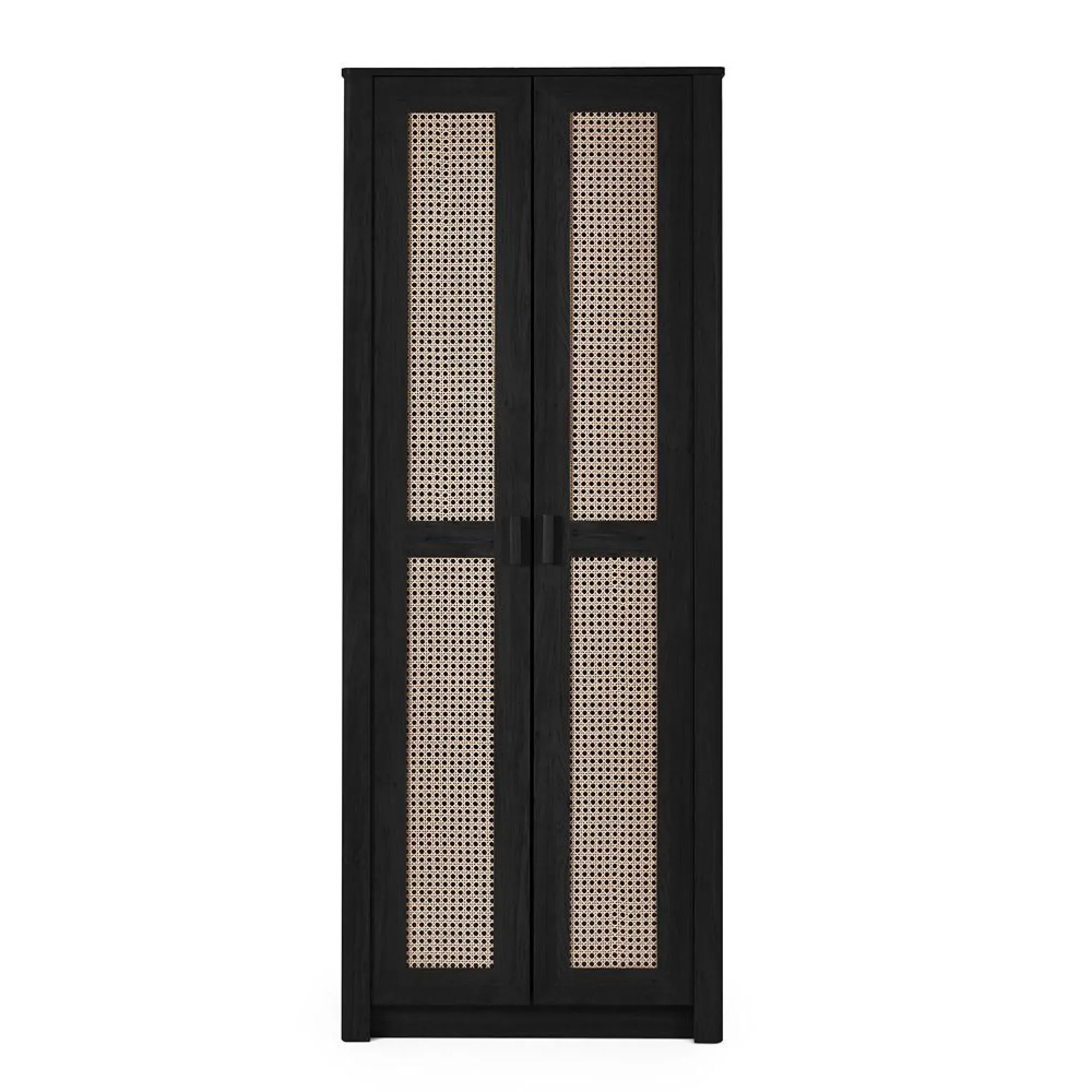 Sydney 2 Door Wardrobe - Black, Oak