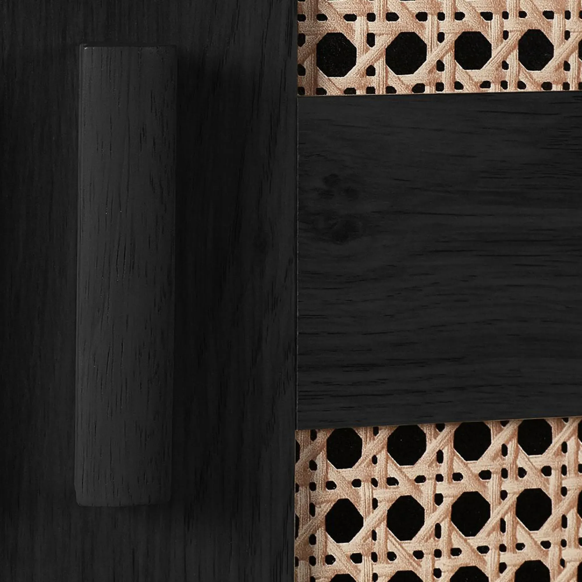 Sydney 2 Door Wardrobe - Black, Oak