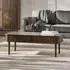 Tambour Ribbed Coffee Table - Dark Oak