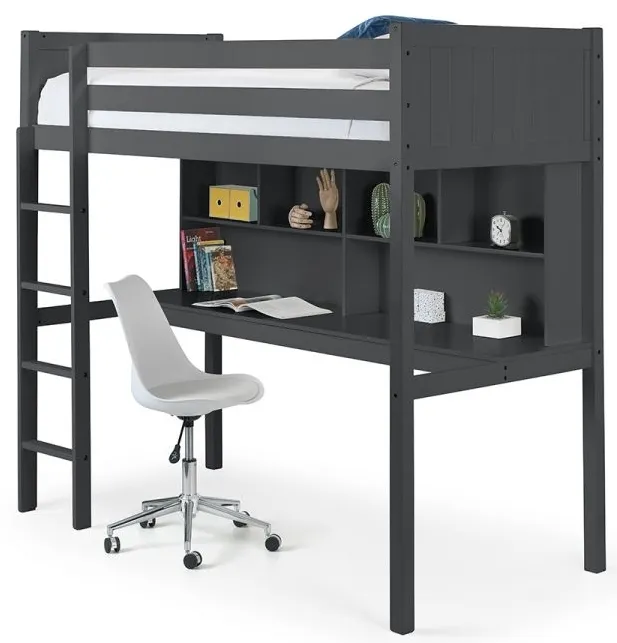 Titan High Sleeper Bed - Anthracite