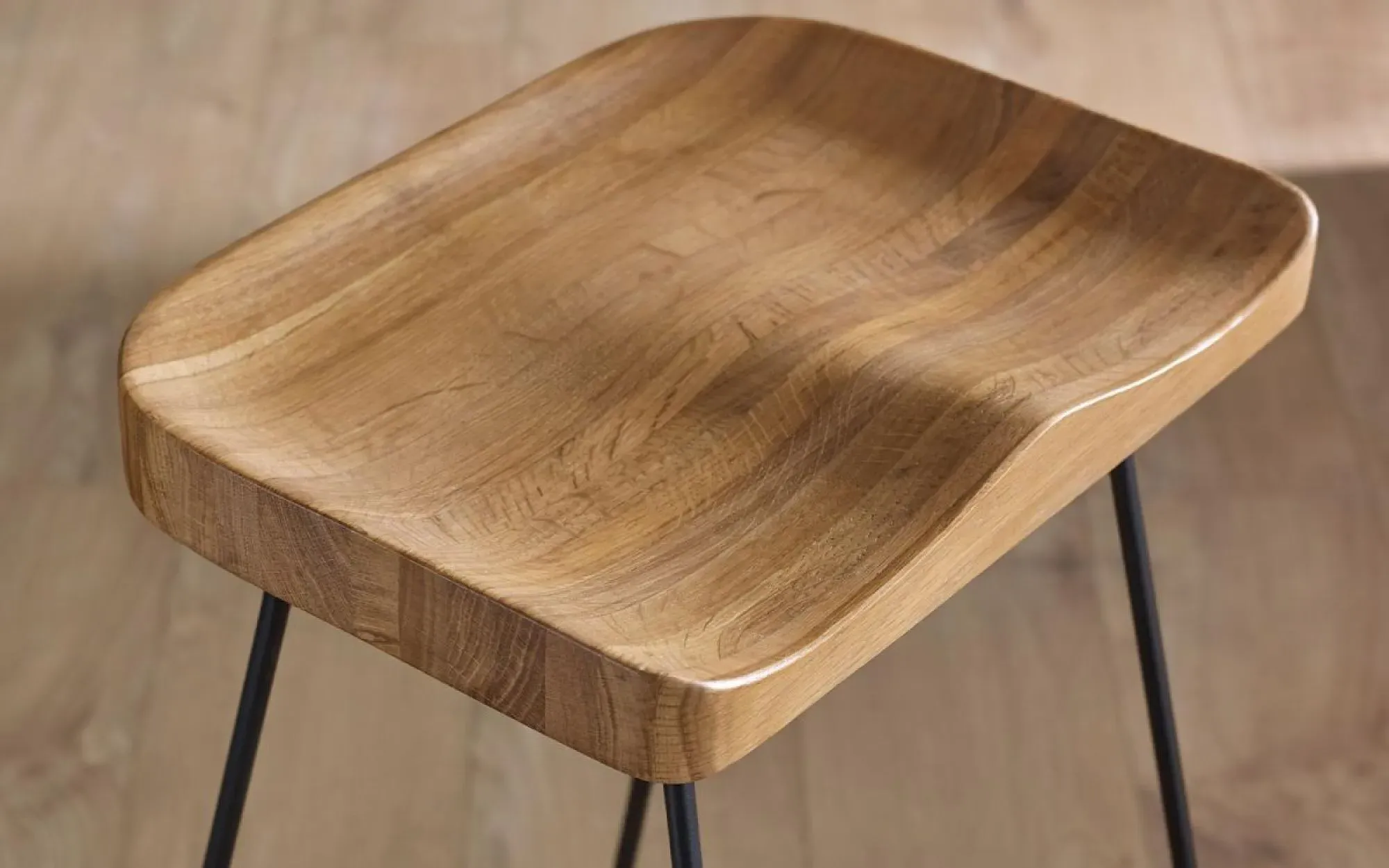 Travis Set of 2 Barstool - Brown