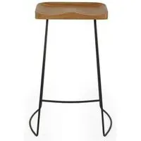 Travis Set of 2 Barstool - Brown