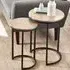 Tribeca Round Nest of 2 Tables - Sonoma Oak