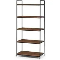 Tribeca Tall Open Shelving Unit - Walnut